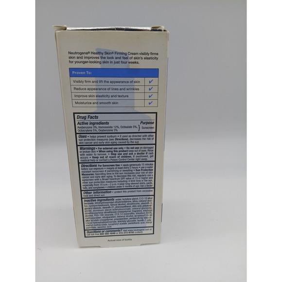 Neutrogena Healthy Skin Firming Cream Discontinued SPF 15 2.5 oz READ DESC - Picture 3 of 6